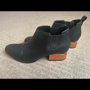 Alexander Wang Kori Bootie with Rose Gold Heel